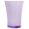 Round Toothbrush Holder Made From Thermoplastic Resins in Purple Finish